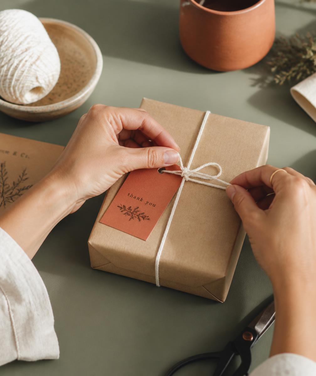 Hand-wrapped orders